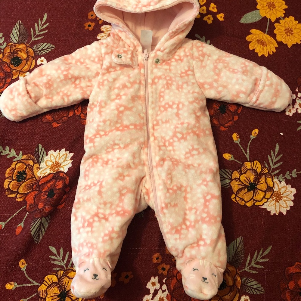 Kitty Cat Cold weather zip up NB